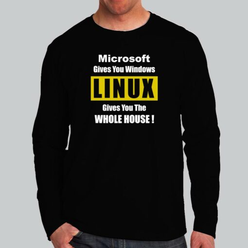 Windows vs Linux T-Shirt