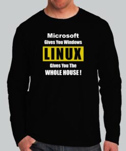 Windows vs Linux T-Shirt - Choose Your House 2 Windows vs Linux T Shirt Choose Your House 3