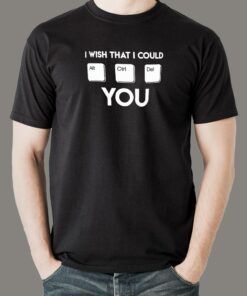 Witty Tech Humor – ‘Alt Ctrl Del You’ Men’s Cotton Tee