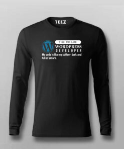 WordPress Funny Coding Quote – Men’s Tee for Developers