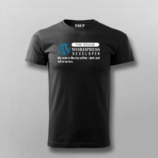 WordPress Funny Coding Quote – Men’s Tee for Developers