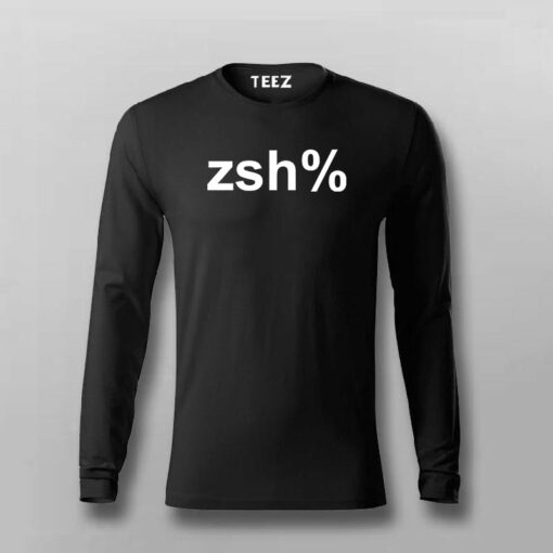 Zsh Shell Aficionado Men’s T-Shirt – Command Your World