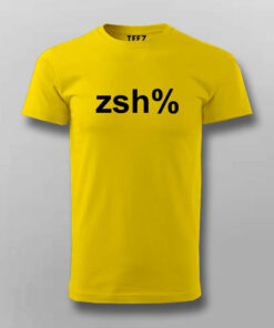 Zsh Shell Aficionado Men's T-Shirt - Command Your World 3 Zsh Shell Aficionado Mens T Shirt Command Your World 4