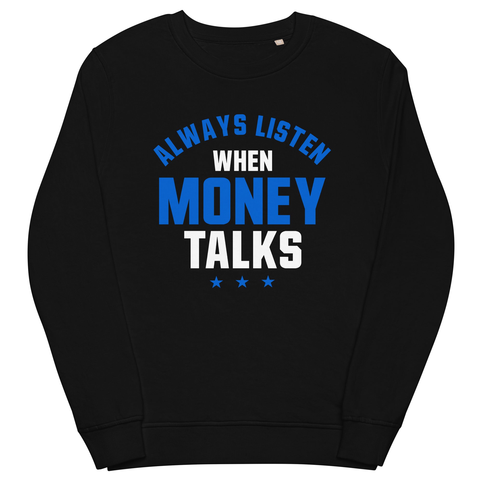 Air foamposite Royal Money talks Black sweatshirt Air foamposite Royal Money talks Black sweatshirt