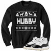 Jordan 11 Gratitude Hubby black crewneck sweater