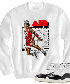 Jordan 11 Gratitude air white crewneck sweater
