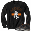 Jordan 3 Fear grateful black crewneck sweater