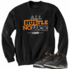 Jordan 3 Fear hustle black crewneck sweater