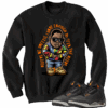 Jordan 3 Fear needy black crewneck sweater