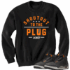 Jordan 3 Fear plug black crewneck sweater