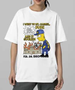 Bootleg Bart I Went To Mt Carmel Dude And It Sucked Shirt